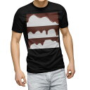 tシャツ メンズ 半袖 ブラック デザイン XS S M L XL 2XL Tシャツ ティーシャツ T shirt 黒 001006 チョコレート