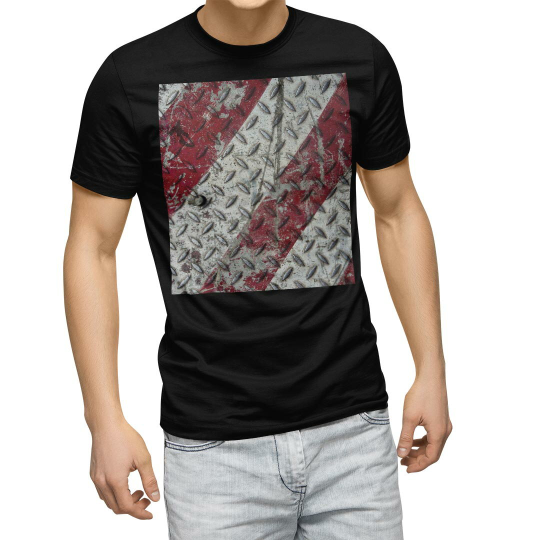 tシャツ メンズ 半袖 ブラック デザイン XS S M L XL 2XL Tシャツ ティーシャツ T shirt　黒 001122 ユニーク メタル　カーボン