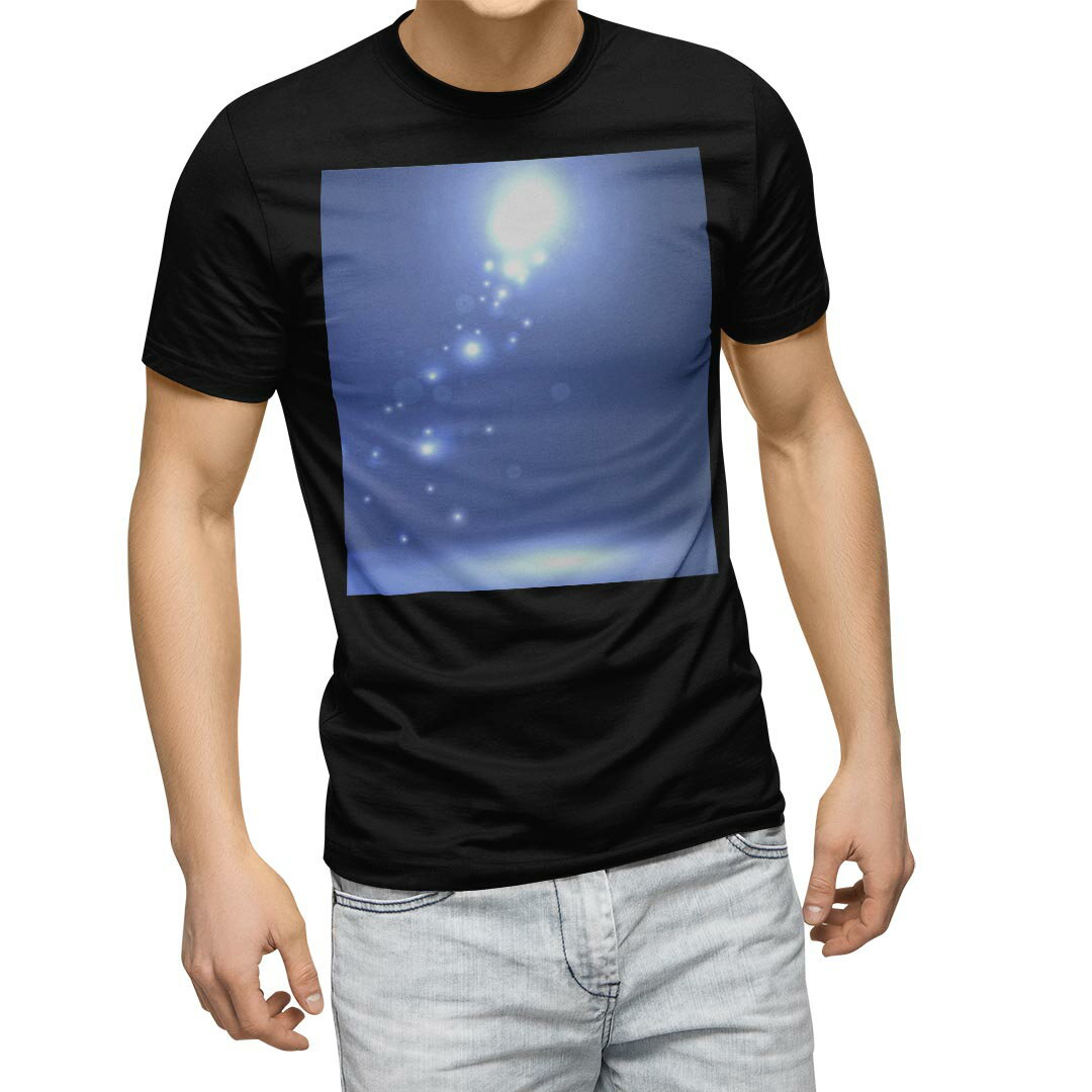 tシャツ メンズ 半袖 ブラック デザイン XS S M L XL 2XL Tシャツ ティーシャツ T shirt　黒 001390 その他 光
