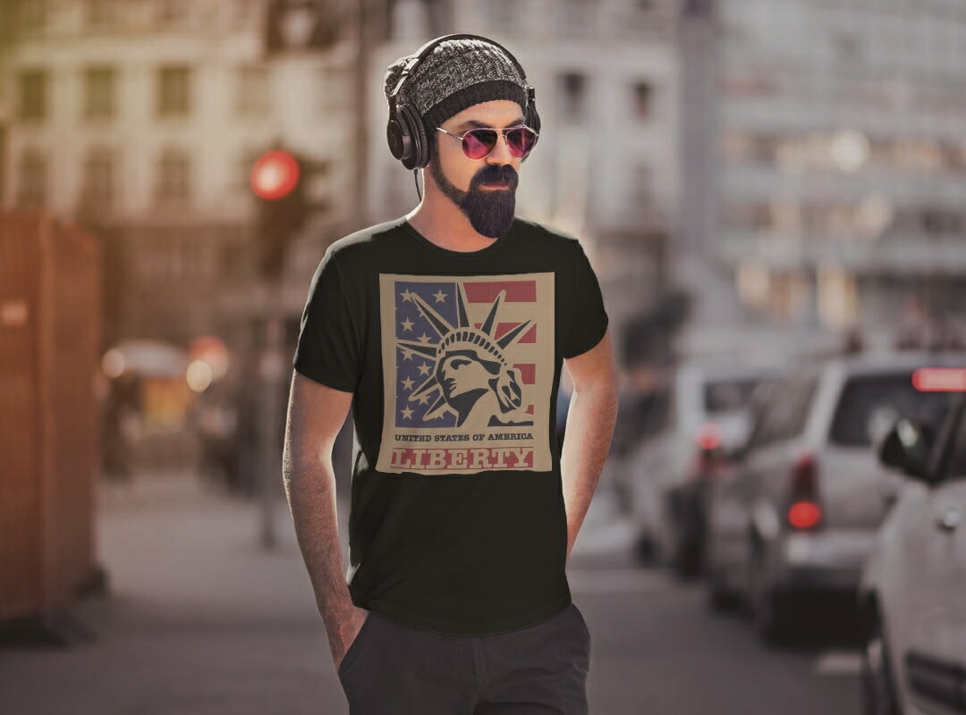 tシャツ メンズ 半袖 ブラック デザイン XS S M L XL 2XL Tシャツ ティーシャツ T shirt　黒 002641 ユニーク 外国　国旗　英語