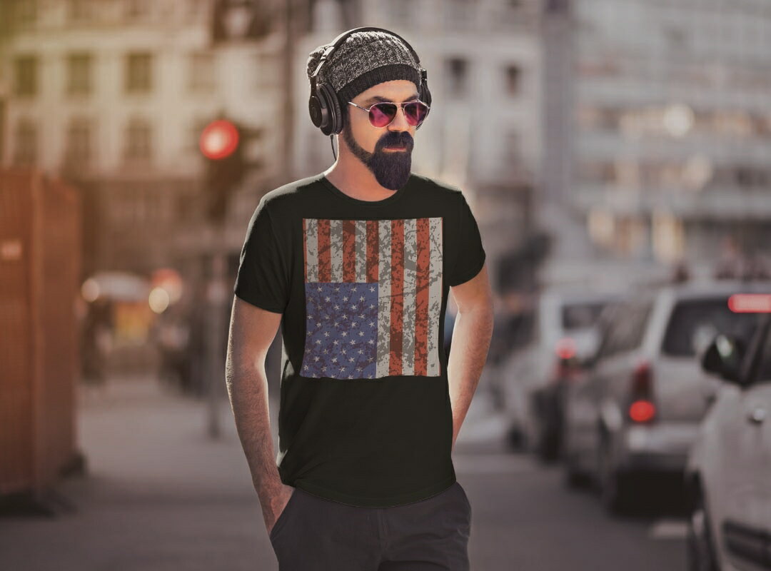 tシャツ メンズ 半袖 ブラック デザイン XS S M L XL 2XL Tシャツ ティーシャツ T shirt　黒 002756 ユニーク 外国　国旗