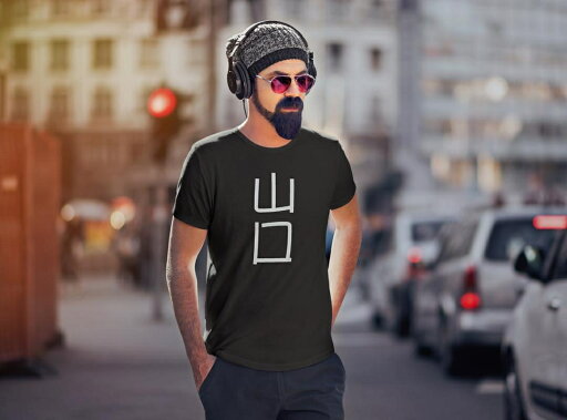 tシャツ メンズ 半袖 ブラック デザイン XS S M L XL 2XL Tシャツ ティーシャツ T shirt 黒 021021 苗字 名前 山口