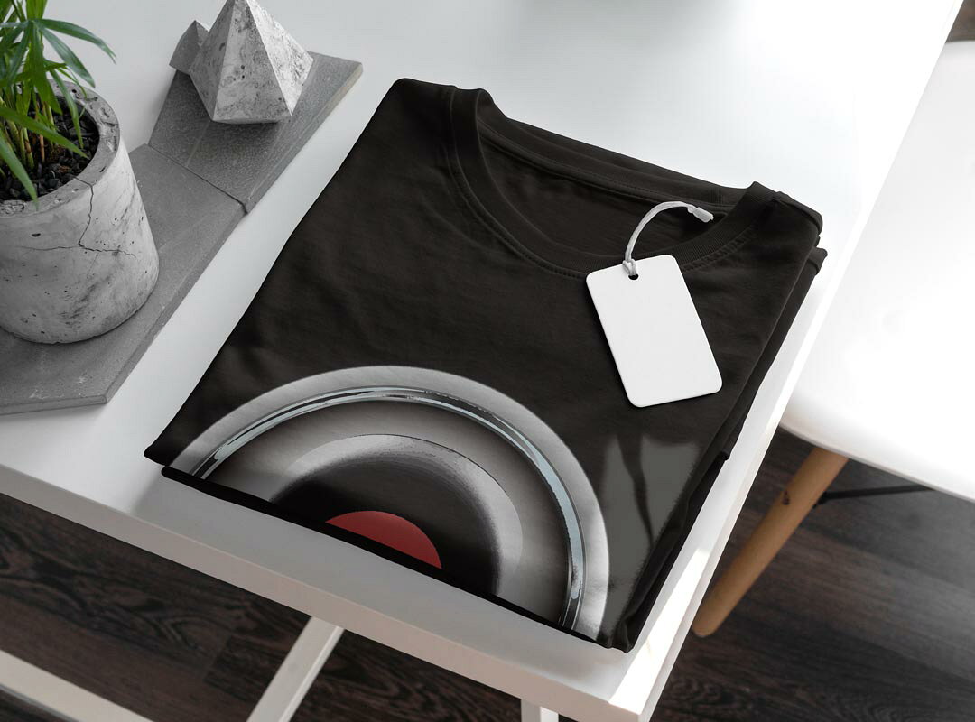 tシャツ レディース 半袖 ブラック 黒 デザイン M L Tシャツ ティーシャツ T shirt 000264 日本　国旗　マーク kabekore-11277359 kabeコレ サンプル画像3