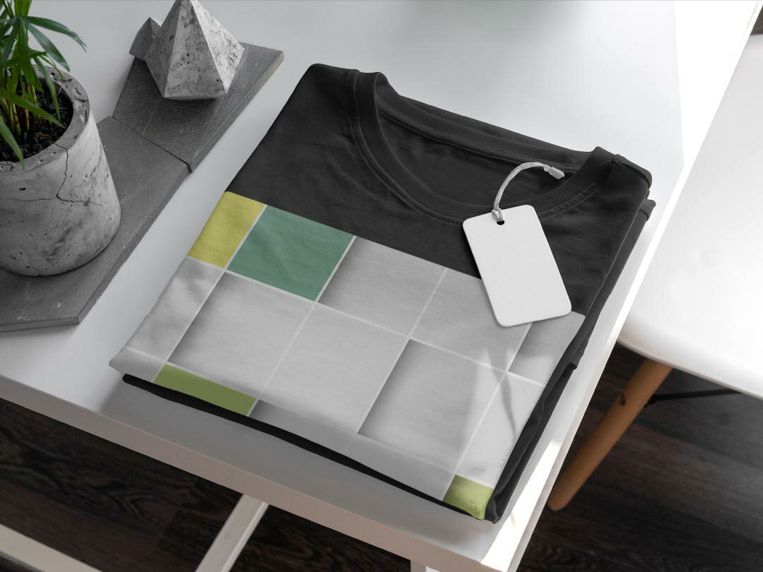 tシャツ メンズ 半袖 ブラック デザイン XS S M L XL 2XL Tシャツ ティーシャツ T shirt　黒 000468 その他 チェック　タイル