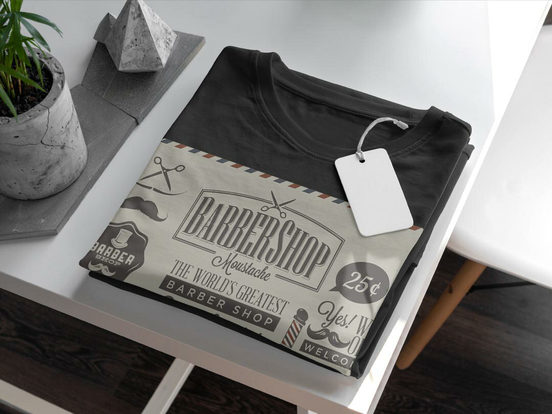 tシャツ メンズ 半袖 ブラック デザイン XS S M L XL 2XL Tシャツ ティーシャツ T shirt　黒 002701 ユニーク おしゃれ　英語　美容室