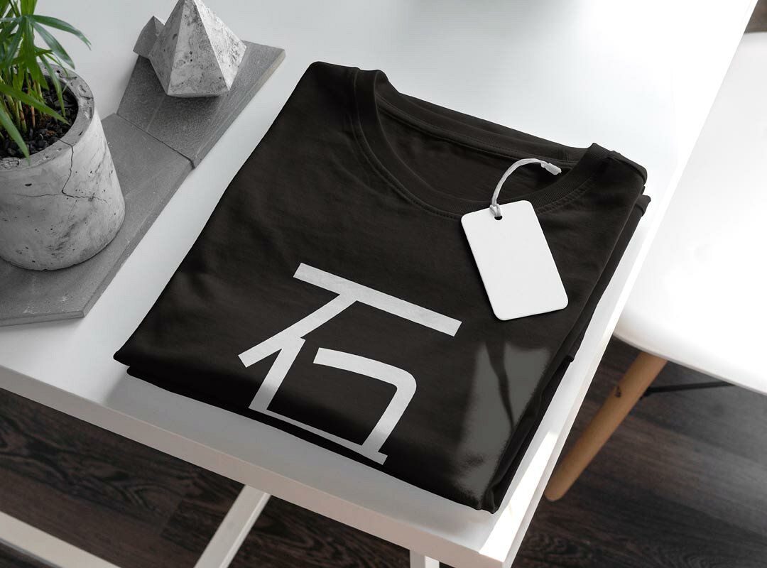 tシャツ レディース 半袖 ブラック 黒 デザイン M L Tシャツ ティーシャツ T shirt 021063 苗字 名前 石田 kabekore-11281248 kabeコレ サンプル画像3