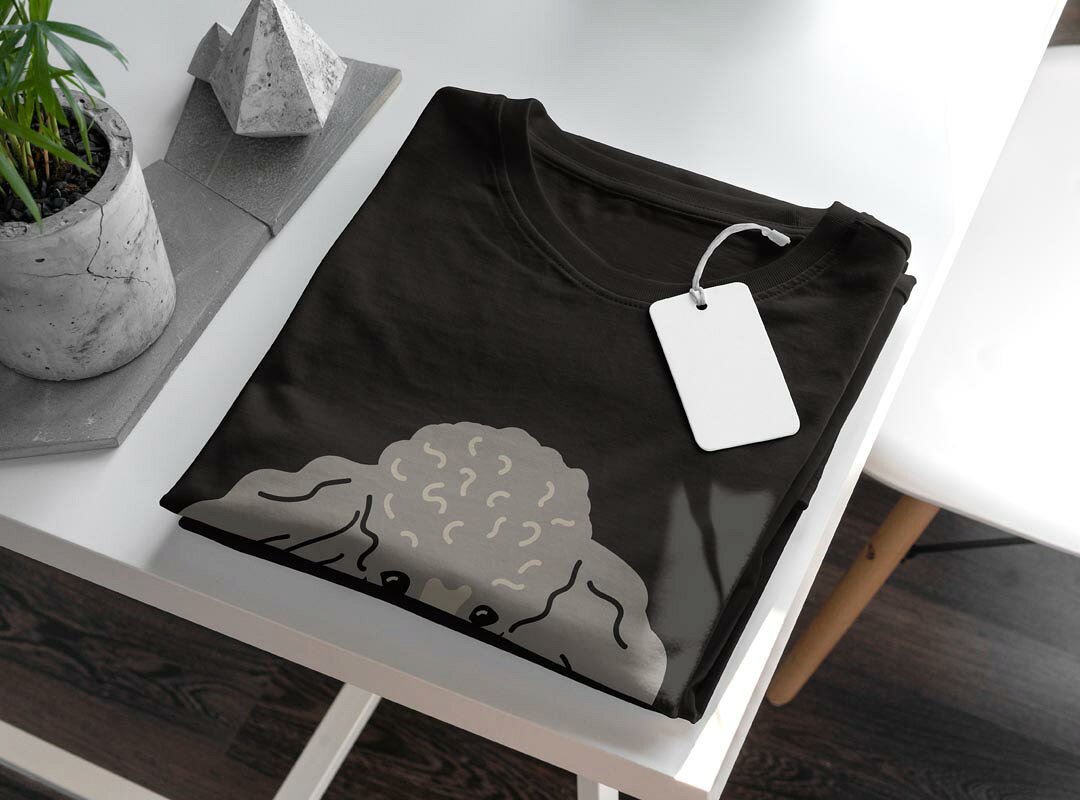 tシャツ レディース 半袖 ブラック 黒 デザイン M L Tシャツ ティーシャツ T shirt 022608 犬 プードル kabekore-11282708 kabeコレ サンプル画像3