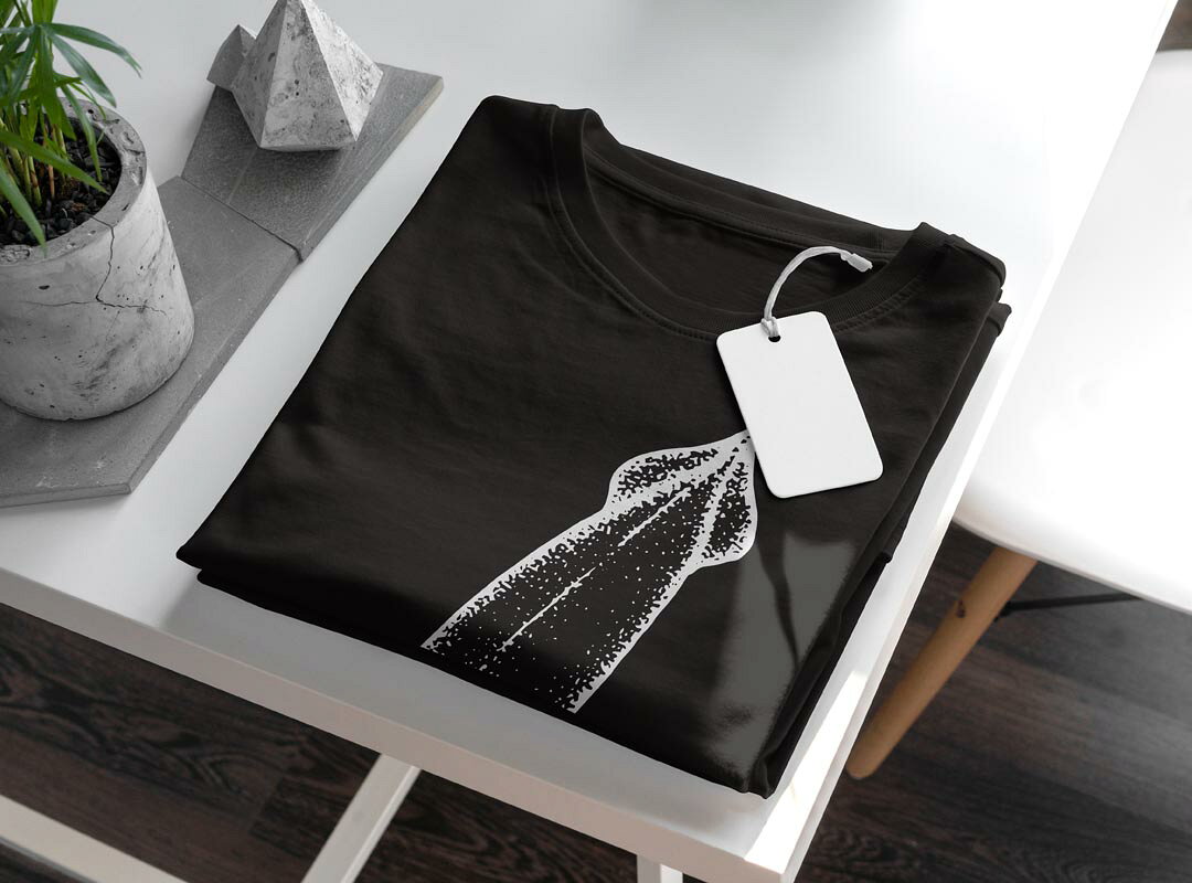tシャツ レディース 半袖 ブラック 黒 デザイン S M L XL Tシャツ ティーシャツ T shirt 032240 kabekore-11010847 kabeコレ サンプル画像3