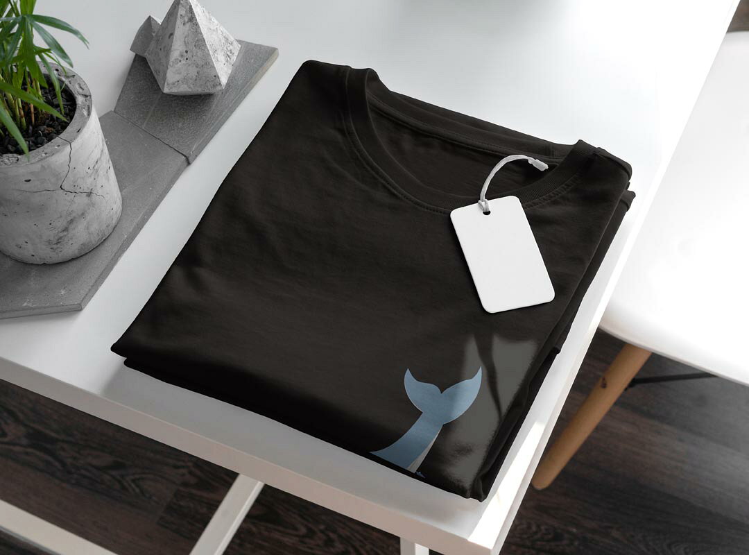 tシャツ レディース 半袖 ブラック 黒 デザイン S M L XL Tシャツ ティーシャツ T shirt 032255 海 イラスト kabekore-11010862 kabeコレ サンプル画像3