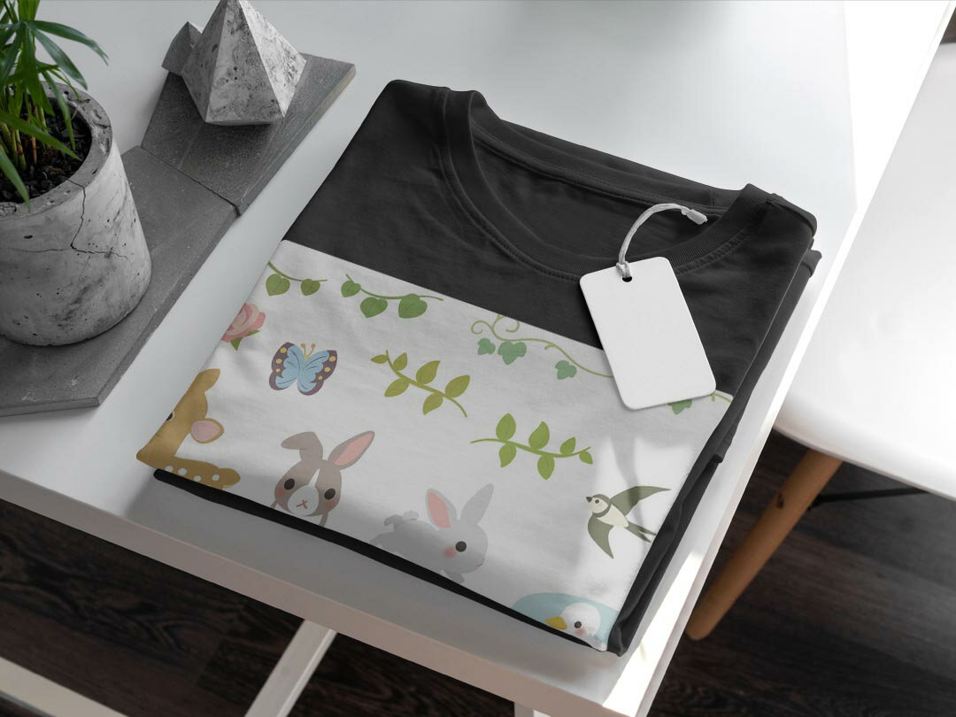 tシャツ メンズ 半袖 ブラック デザイン XS S M L XL 2XL Tシャツ ティーシャツ T shirt 黒 005809 動物　イラスト　キャラクター