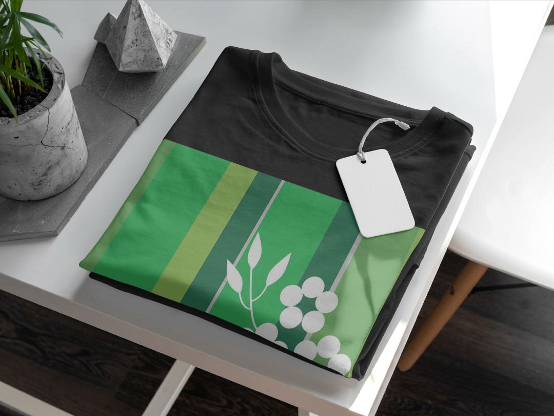 tシャツ メンズ 半袖 ブラック デザイン XS S M L XL 2XL Tシャツ ティーシャツ T shirt　黒 007857 フラワー 花　フラワー　グリーン　緑