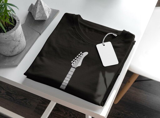 tシャツ メンズ 半袖 ブラック デザイン XS S M L XL 2XL Tシャツ ティーシャツ T shirt 黒 009200 ギター 音楽 ミュージック