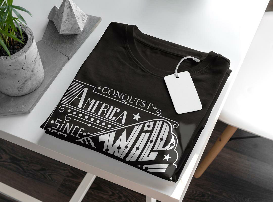 tシャツ レディース 半袖 ブラック 黒 デザイン M L Tシャツ ティーシャツ T shirt 010603 アメリカ　英語　人物 kabekore-11279893 kabeコレ サンプル画像3