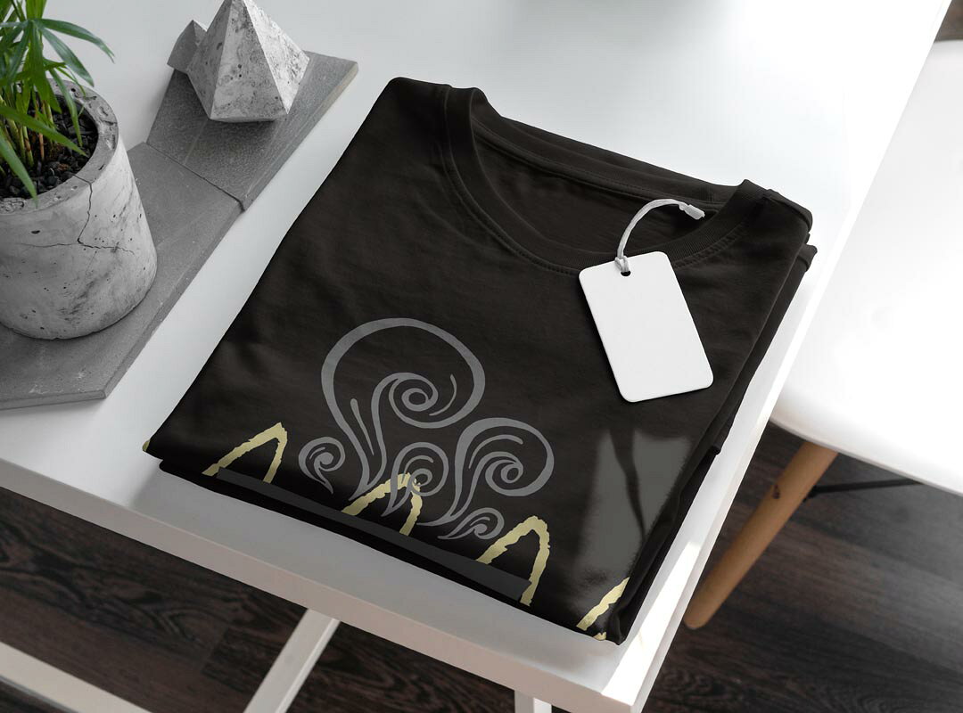 tシャツ メンズ 半袖 ブラック デザイン XS S M L XL 2XL Tシャツ ティーシャツ T shirt 黒 015368 カフェ　コーヒー　英字　飲み物 kabekore-11109218 kabeコレ サンプル画像3