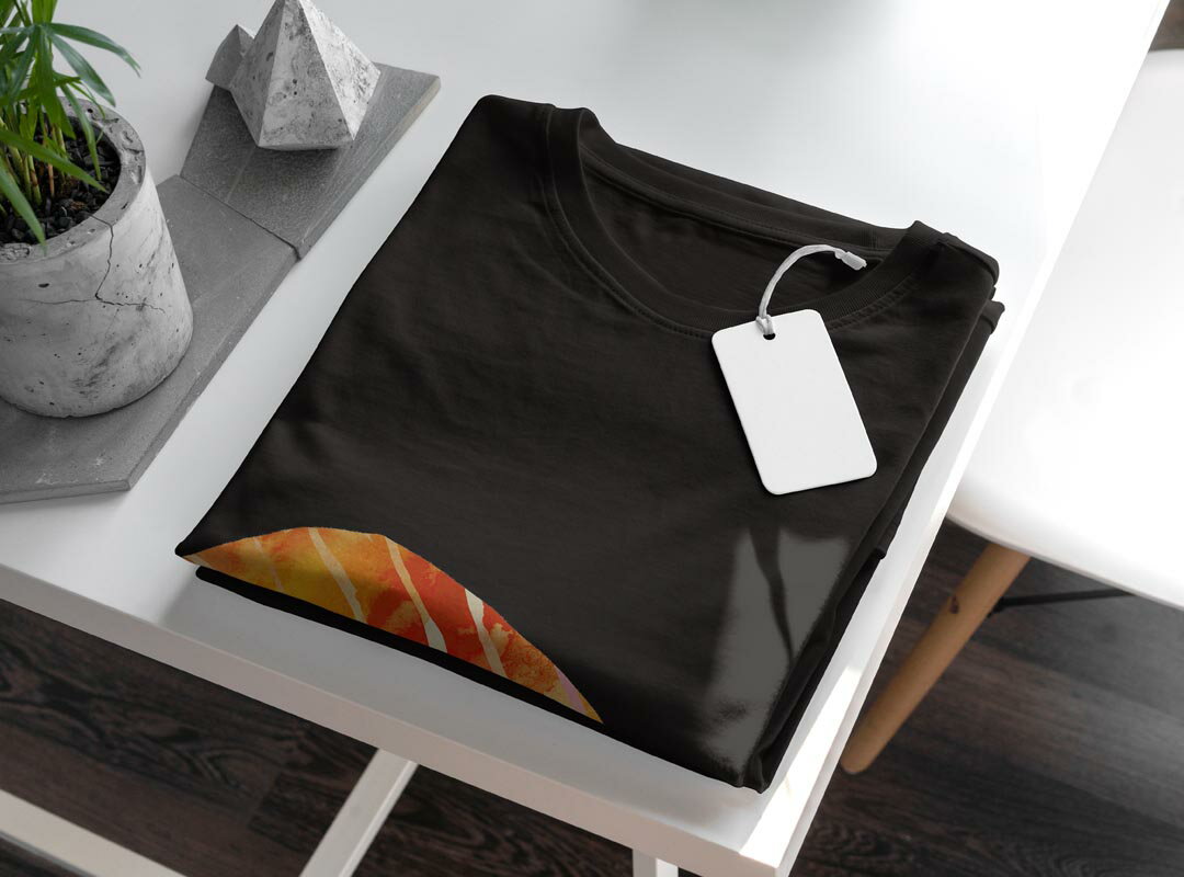 tシャツ メンズ 半袖 ブラック デザイン XS S M L XL 2XL Tシャツ ティーシャツ T shirt　黒 016178 お寿司　食べ物　和食