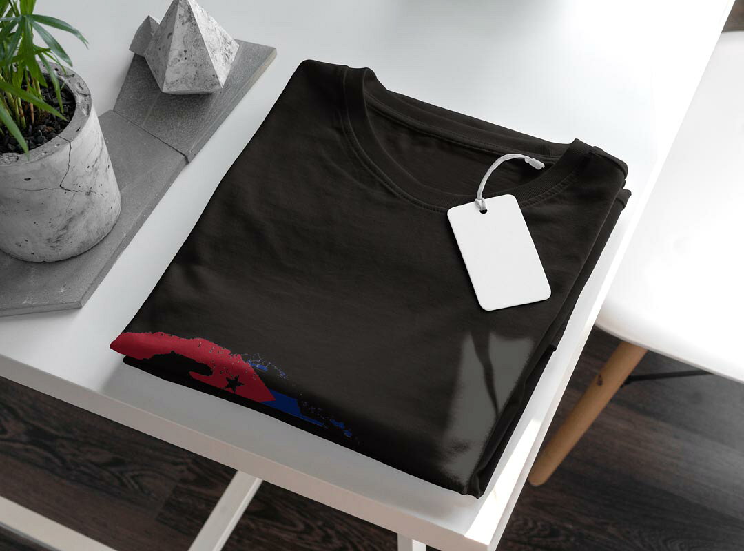 tシャツ レディース 半袖 ブラック 黒 デザイン M L Tシャツ ティーシャツ T shirt 018805 cuba キューバ kabekore-11278389 kabeコレ サンプル画像3