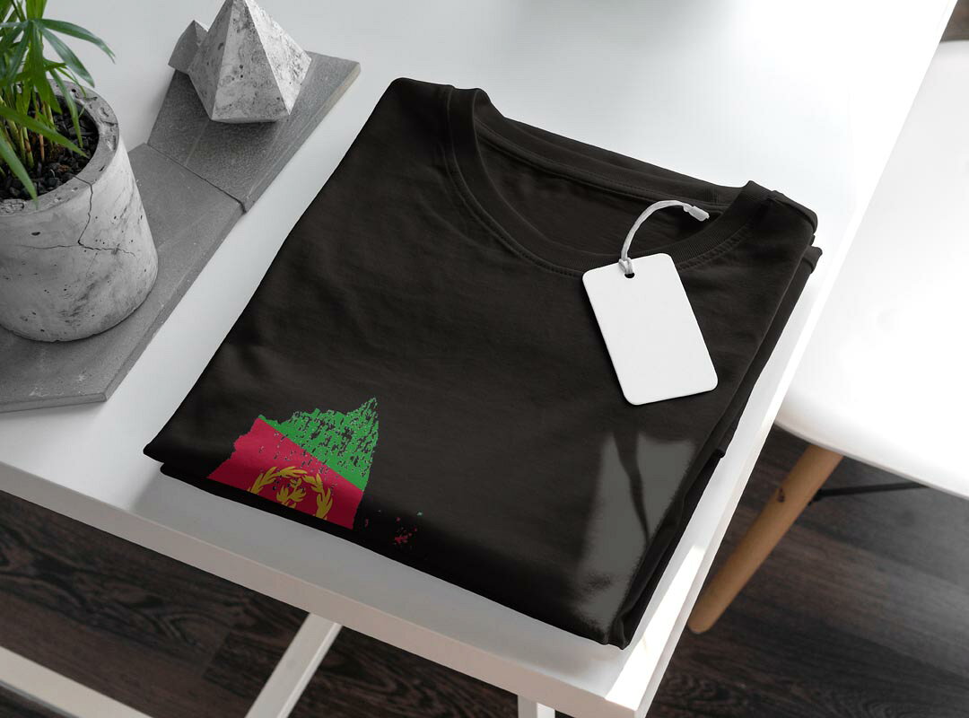 tシャツ レディース 半袖 ブラック 黒 デザイン M L Tシャツ ティーシャツ T shirt 018822 eritrea エリトリア kabekore-11279363 kabeコレ サンプル画像3