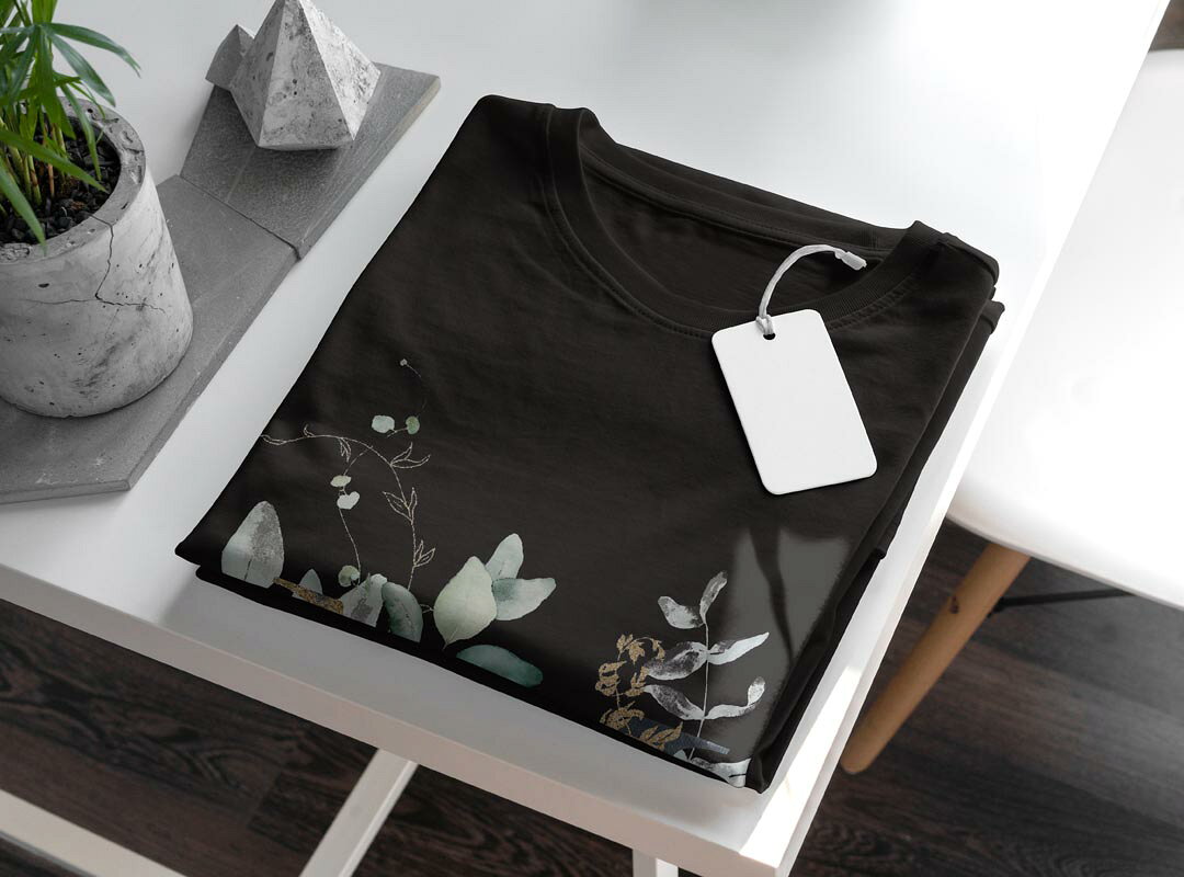 tシャツ レディース 半袖 ブラック 黒 デザイン M L Tシャツ ティーシャツ T shirt 019130 文字 m アルファベット kabekore-11280956 kabeコレ サンプル画像3
