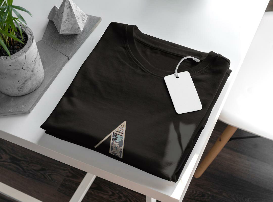 tシャツ レディース 半袖 ブラック 黒 デザイン M L Tシャツ ティーシャツ T shirt 019244 文字 a アルファベット kabekore-11279650 kabeコレ サンプル画像3