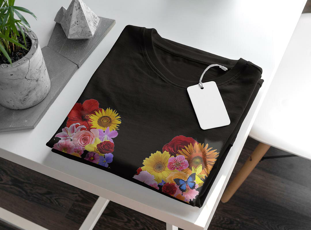 tシャツ レディース 半袖 ブラック 黒 デザイン M L Tシャツ ティーシャツ T shirt 019318 文字 m アルファベット kabekore-11275912 kabeコレ サンプル画像3