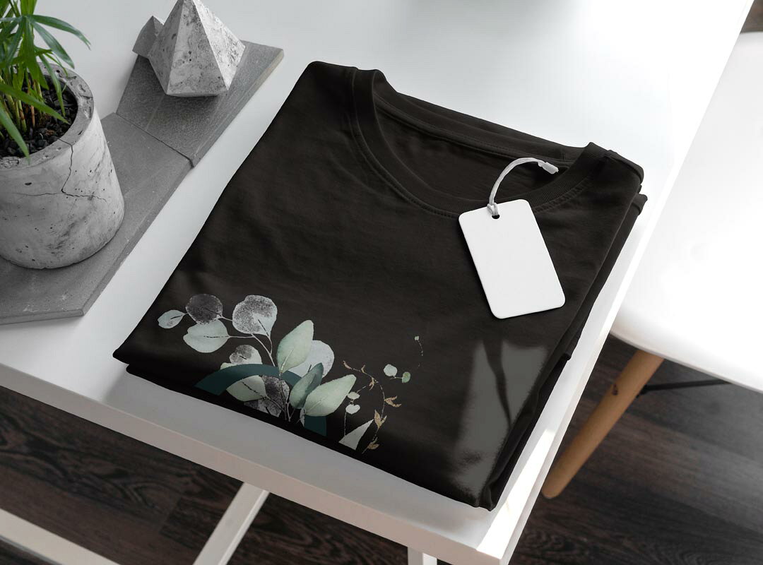 tシャツ レディース 半袖 ブラック 黒 デザイン M L Tシャツ ティーシャツ T shirt 019378 文字 9 kabekore-11280031 kabeコレ サンプル画像3