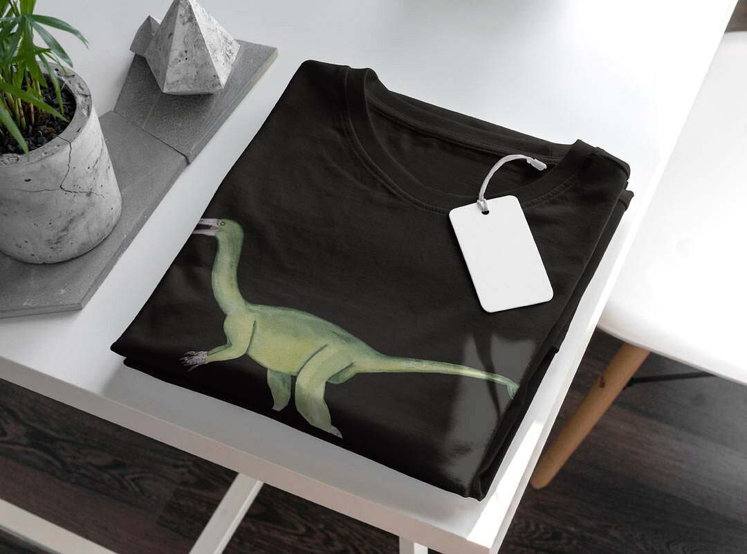 tシャツ レディース 半袖 ブラック 黒 デザイン M L Tシャツ ティーシャツ T shirt 019814 恐竜 Harpymimus ハルピミムス kabekore-11281906 kabeコレ サンプル画像3