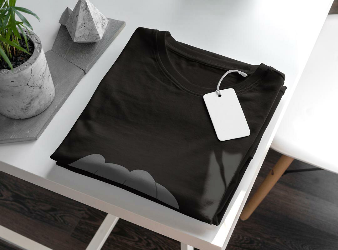 tシャツ レディース 半袖 ブラック 黒 デザイン M L Tシャツ ティーシャツ T shirt 019936 E elephant ぞう kabekore-11280952 kabeコレ サンプル画像3