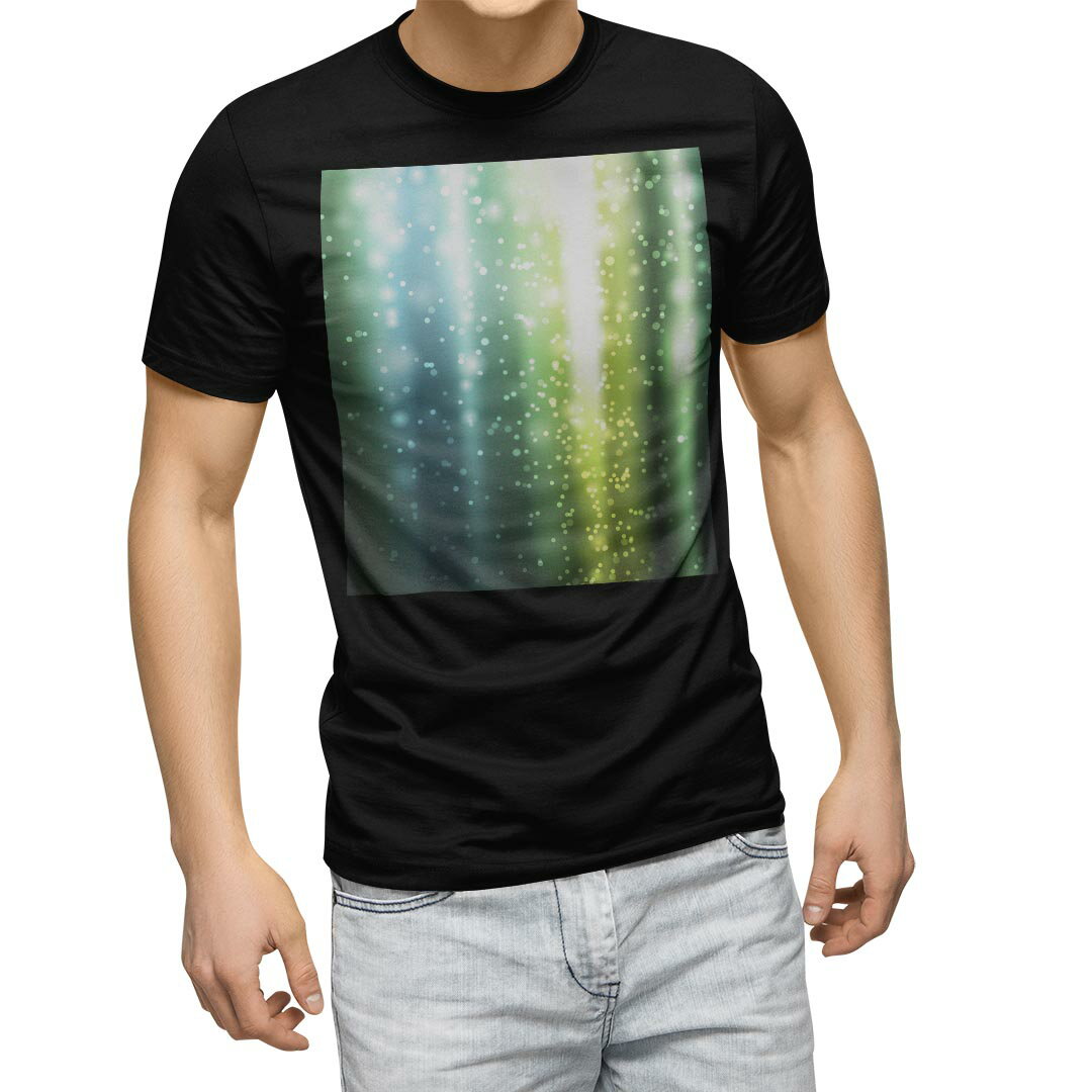 tシャツ メンズ 半袖 ブラック デザイン XS S M L XL 2XL Tシャツ ティーシャツ T shirt　黒 002277 クール 蛍光　緑　青