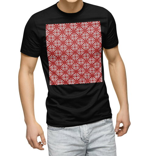 tシャツ メンズ 半袖 ブラック デザイン XS S M L XL 2XL Tシャツ ティーシャツ T shirt 黒 002430 チェック・ボーダー 模様 赤 tシャツ メンズ 半袖 ブラック デザイン XS S M L XL 2XL Tシャツ ティーシャツ T shirt 黒 002430 チェック・ボーダー 模様 赤