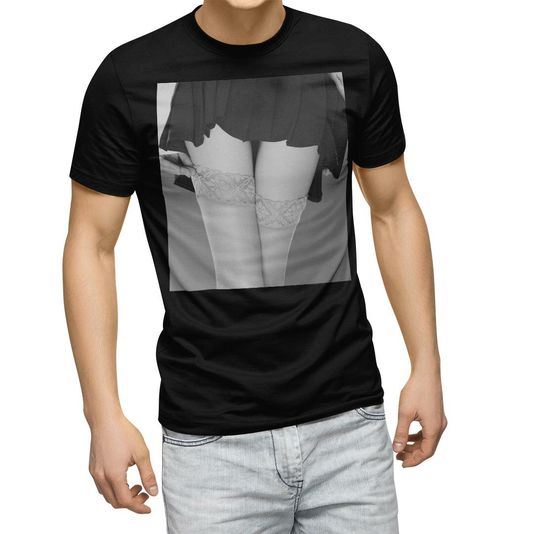tシャツ メンズ 半袖 ブラック デザイン XS S M L XL 2XL Tシャツ ティーシャツ T shirt 黒 003303 クール ラグジュアリー その他 人物 ファッション 写真