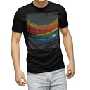 tシャツ メンズ 半袖 ブラック デザイン XS S M L XL 2XL Tシャツ ティーシャツ T shirt 黒 003320 チェック・ボーダー ラグジュアリー クール シンプル カラフル