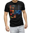 tシャツ メンズ 半袖 ブラック デザイン XS S M L XL 2XL Tシャツ ティーシャツ T shirt　黒 023399 クリスマス　写真