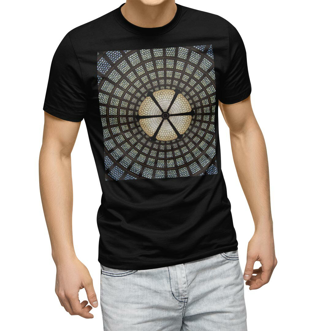 Rakuten - tシャツ メンズ 半袖 ブラック デザイン XS S M L XL 2XL Tシャツ ティーシャツ T shirt　黒 023829 グラデーション