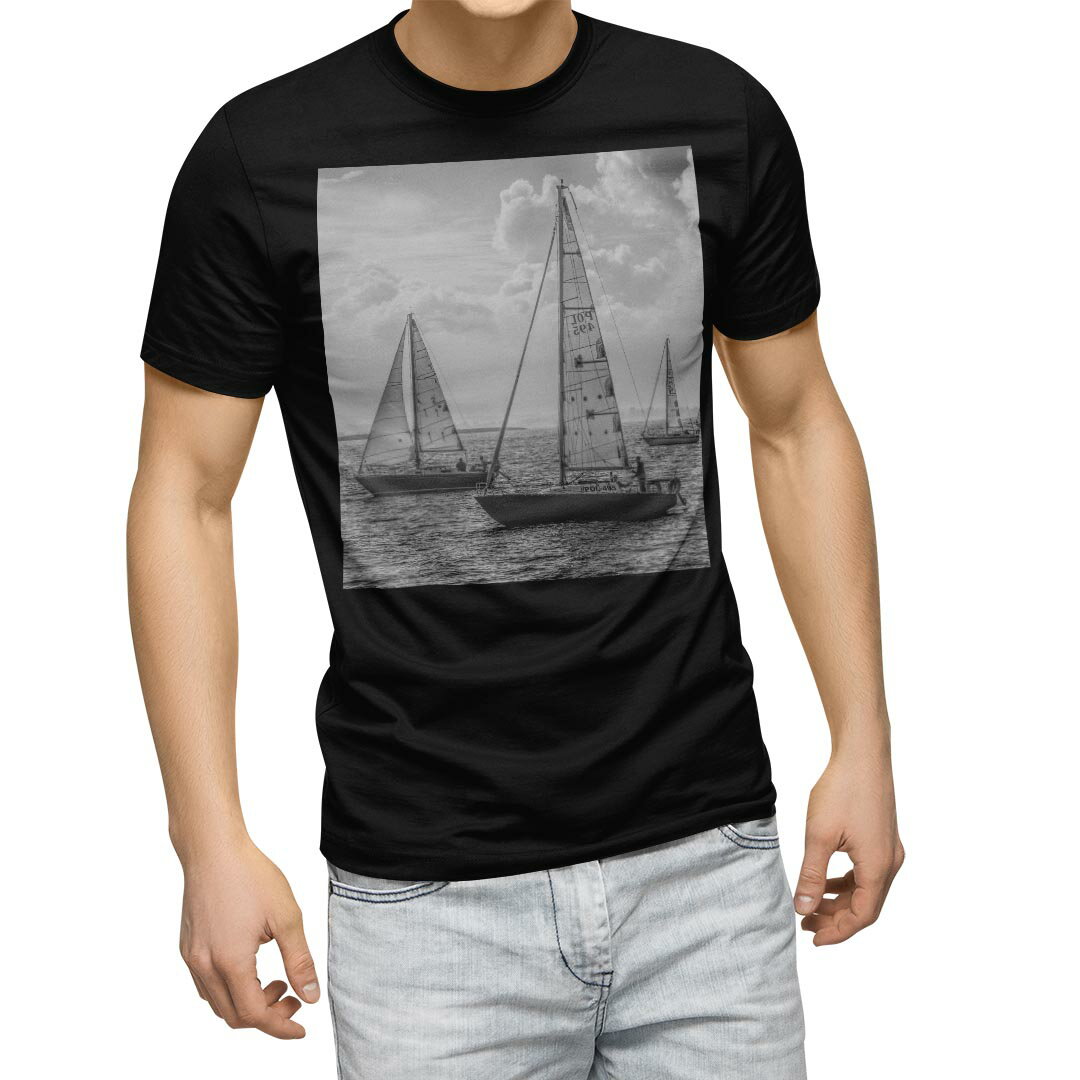 tシャツ メンズ 半袖 ブラック デザイン XS S M L XL 2XL Tシャツ ティーシャツ T shirt　黒 023990 ヨ..