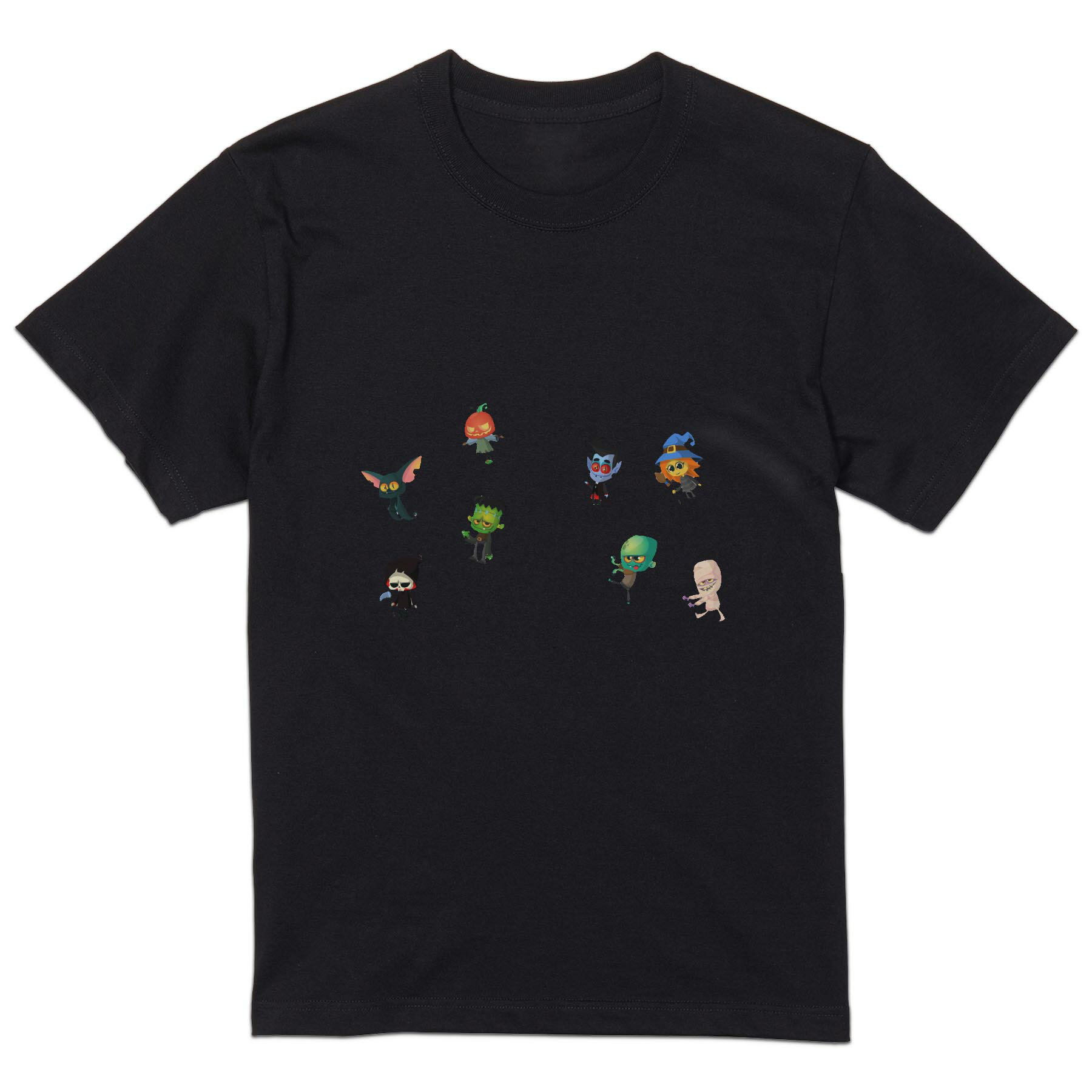 tシャツ メンズ 半袖 ブラック デザイン XS S M L XL 2XL Tシャツ ティーシャツ T shirt 黒 030029 モンスター