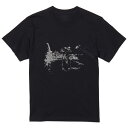 tシャツ メンズ 半袖 ブラック デザイン XS S M L XL 2XL Tシャツ ティーシャツ T shirt 黒 034634 絵画 自転車 モノクロ