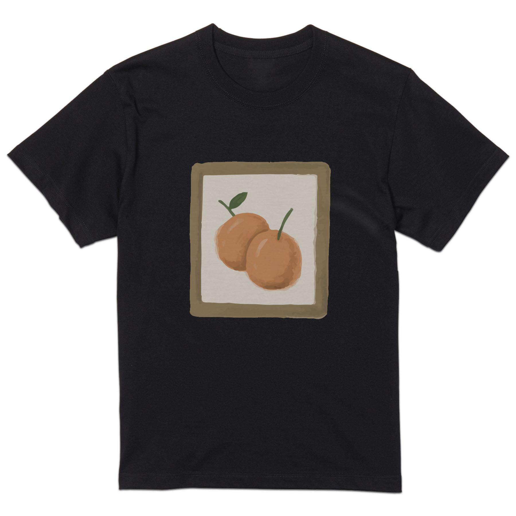 tシャツ メンズ 半袖 ブラック デザイン XS S M L XL 2XL Tシャツ ティーシャツ T shirt 黒 034642 デザイン サクランボ 手書き