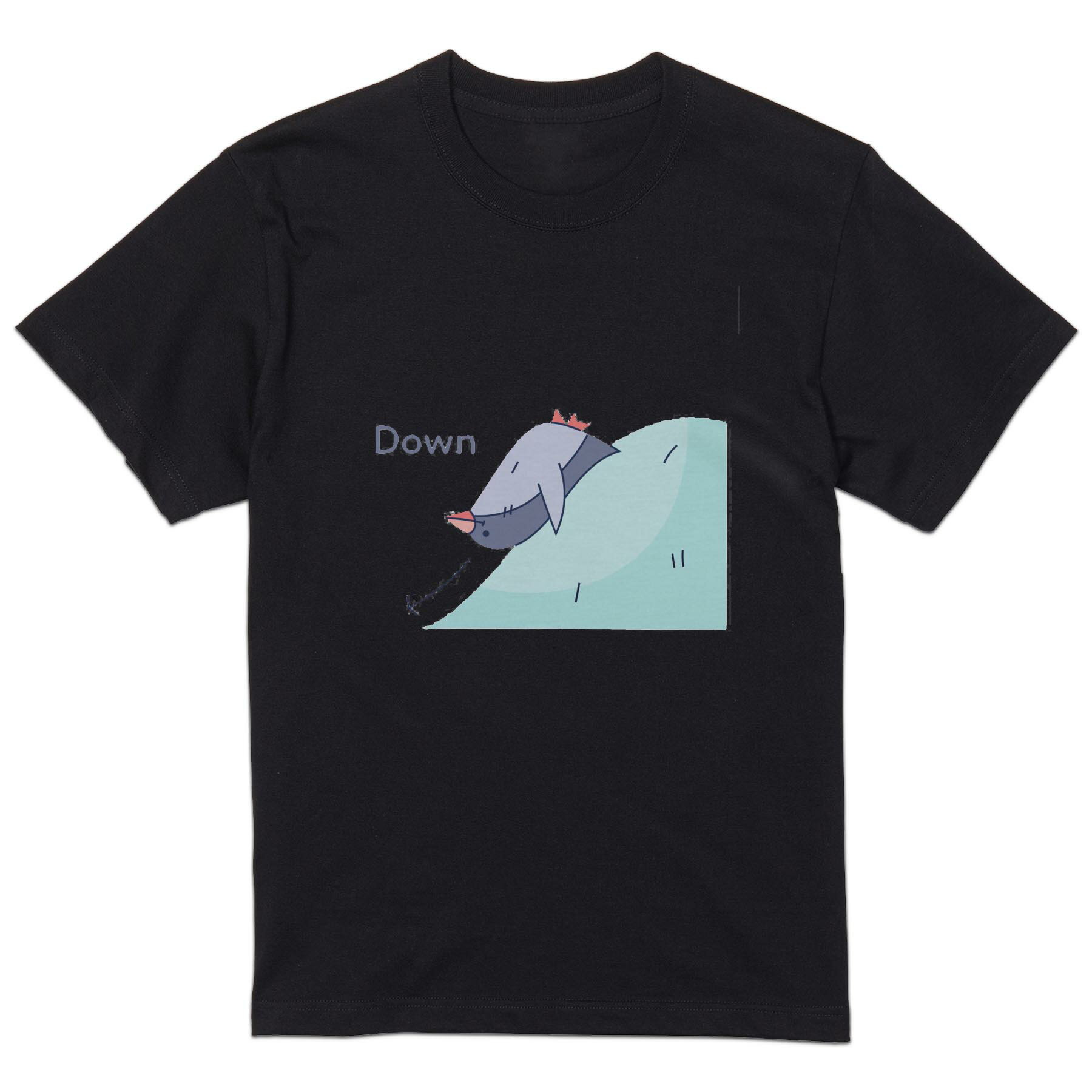 Portugal （Clubs） - tシャツ メンズ 半袖 ブラック デザイン XS S M L XL 2XL Tシャツ ティーシャツ T shirt 黒 035619 アニマル 動物 ペンギン 鳥