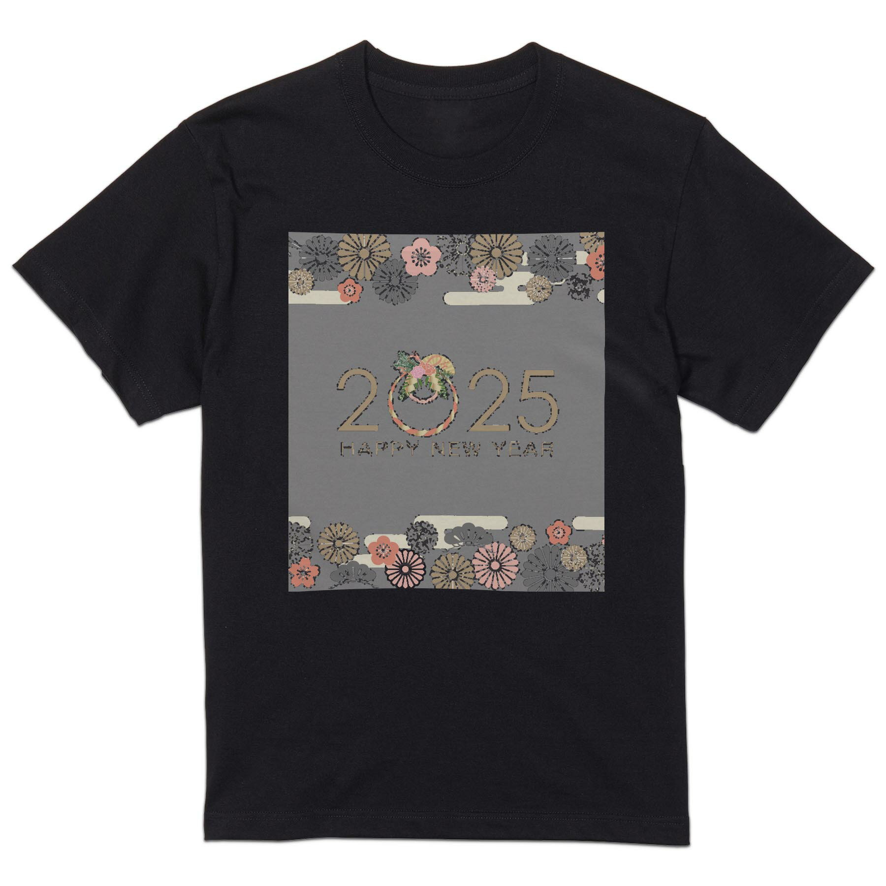 tシャツメンズ半袖ブラックデザイン...