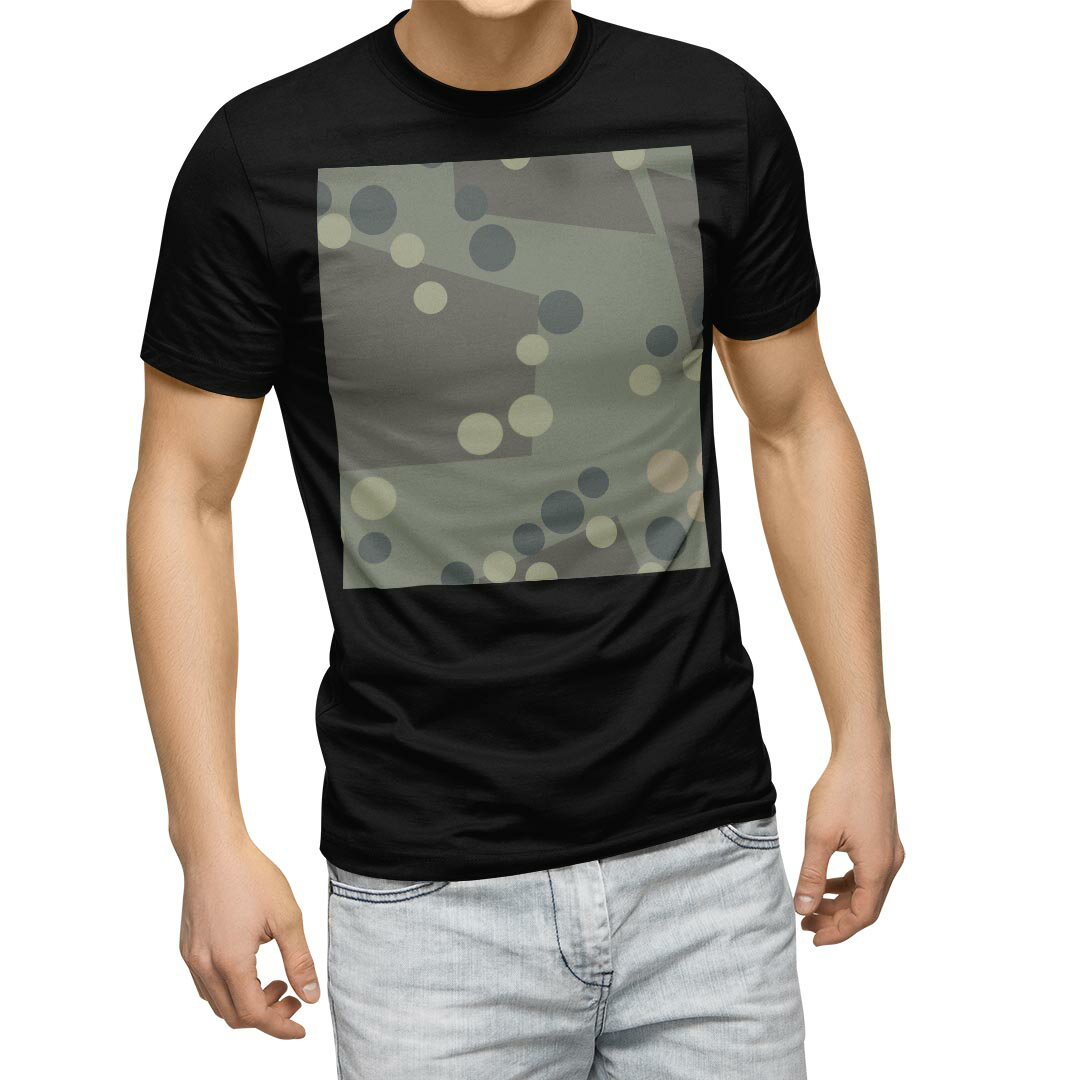 PORTER - tシャツ メンズ 半袖 ブラック デザイン XS S M L XL 2XL Tシャツ ティーシャツ T shirt　黒 004088 チェック・ボーダー 模様　緑
