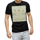 tシャツ メンズ 半袖 ブラック デザイン XS S M L XL 2XL Tシャツ ティーシャツ T shirt 黒 005489 その他 亀 イラスト