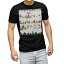 tシャツ メンズ 半袖 ブラック デザイン XS S M L XL 2XL Tシャツ ティーシャツ T shirt　黒 005523 ユニーク イラスト　クリスマス　サンタ