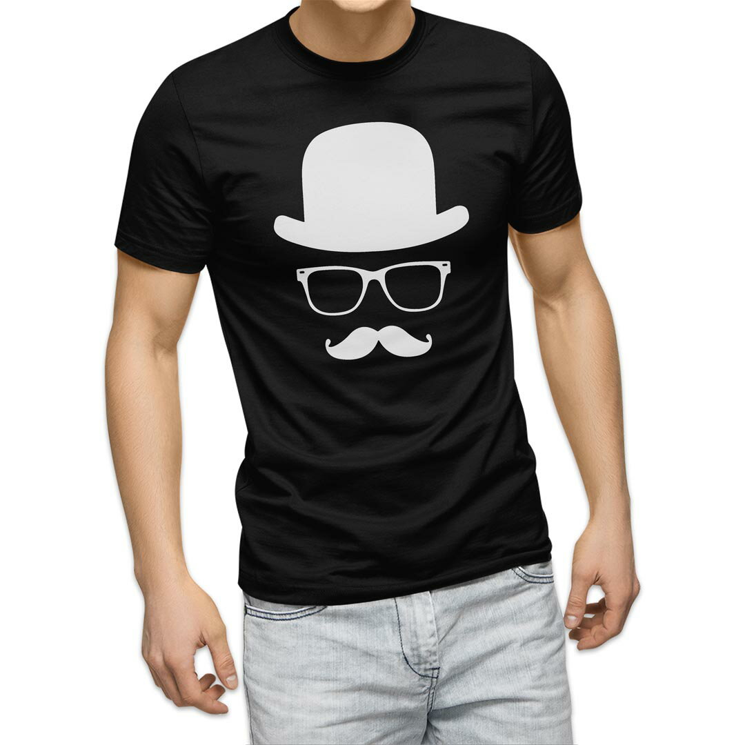 tシャツ メンズ 半袖 ブラック デザイン XS S M L XL 2XL Tシャツ ティーシャツ T shirt 黒 005927 帽..
