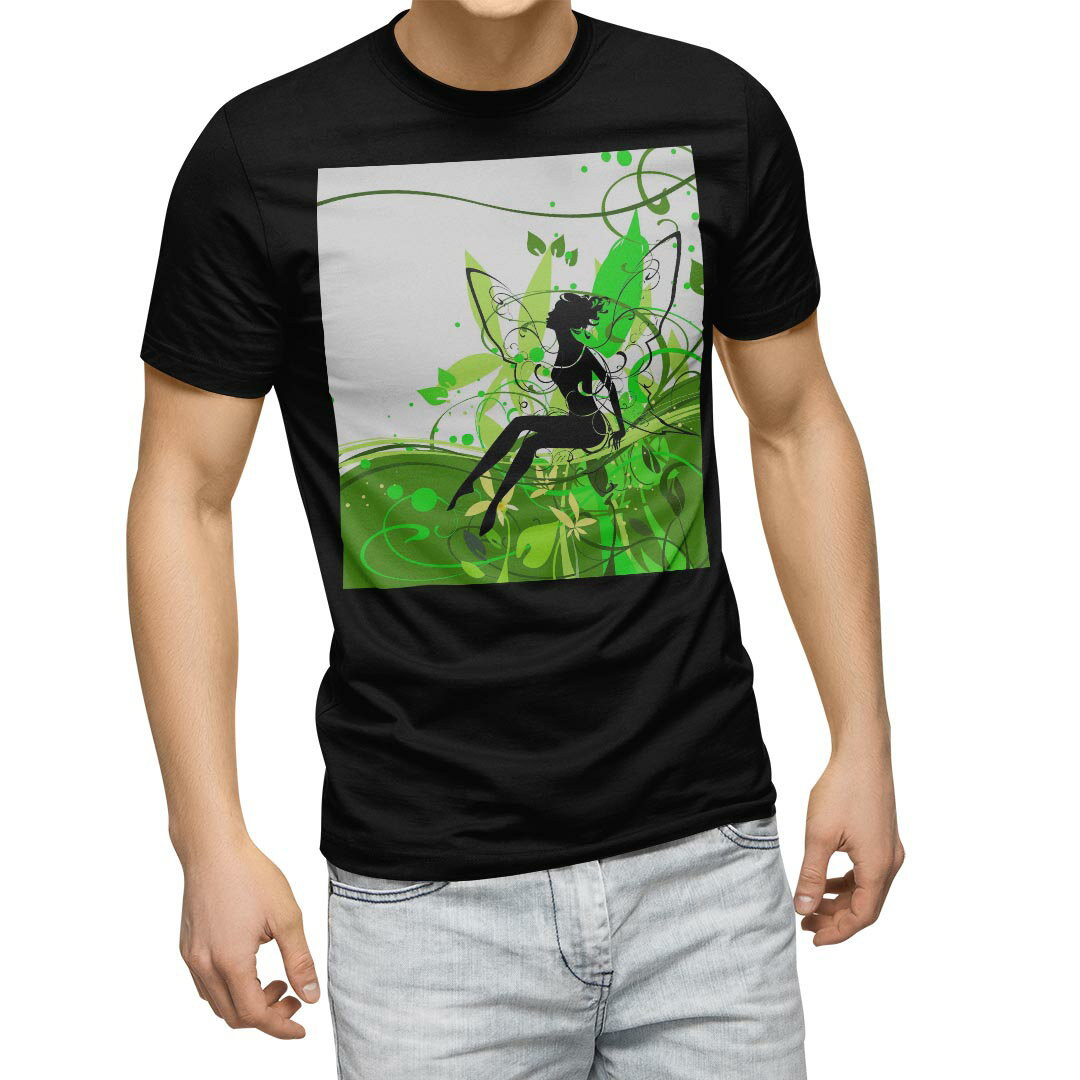 Spain （Clubs） - tシャツ メンズ 半袖 ブラック デザイン XS S M L XL 2XL Tシャツ ティーシャツ T shirt 黒 006594 植物　人物
