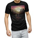 tシャツ メンズ 半袖 ブラック デザイン XS S M L XL 2XL Tシャツ ティーシャツ T shirt 黒 007498 ユニーク ハロウィン カボチャ 黒 ブラック