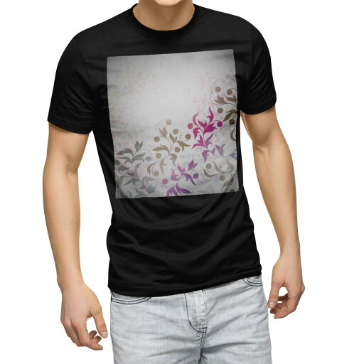 tシャツ メンズ 半袖 ブラック デザイン XS S M L XL 2XL Tシャツ ティーシャツ T shirt 黒 008218 クール 植物 カラフル レインボー tシャツ メンズ 半袖 ブラック デザイン XS S M L XL 2XL Tシャツ ティーシャツ T shirt 黒 008218 クール 植物 カラフル レインボー