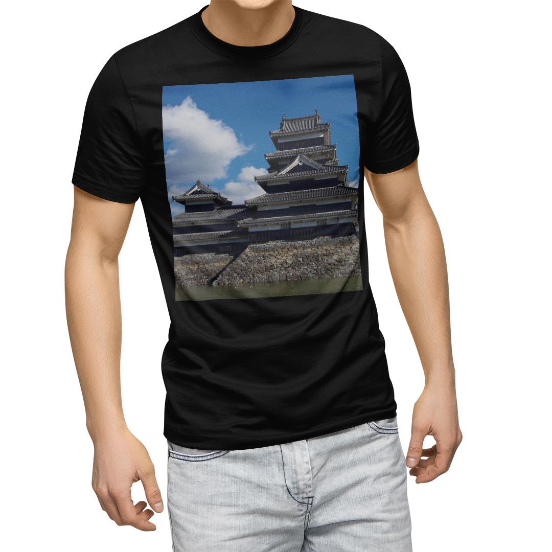 tシャツメンズ半袖ブラックデザイン...