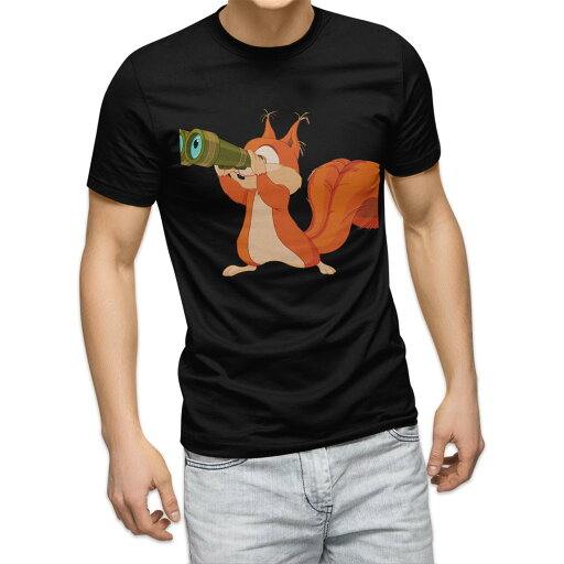 tシャツ メンズ 半袖 ブラック デザイン XS S M L XL 2XL Tシャツ ティーシャツ T shirt 黒 009437 キャラクター リス 動物 tシャツ メンズ 半袖 ブラック デザイン XS S M L XL 2XL Tシャツ ティーシャツ T shirt 黒 009437 キャラクター リス 動物