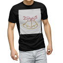 tシャツ メンズ 半袖 ブラック デザイン XS S M L XL 2XL Tシャツ ティーシャツ T shirt 黒 010080 クリスマス 飾り シンプル(4)