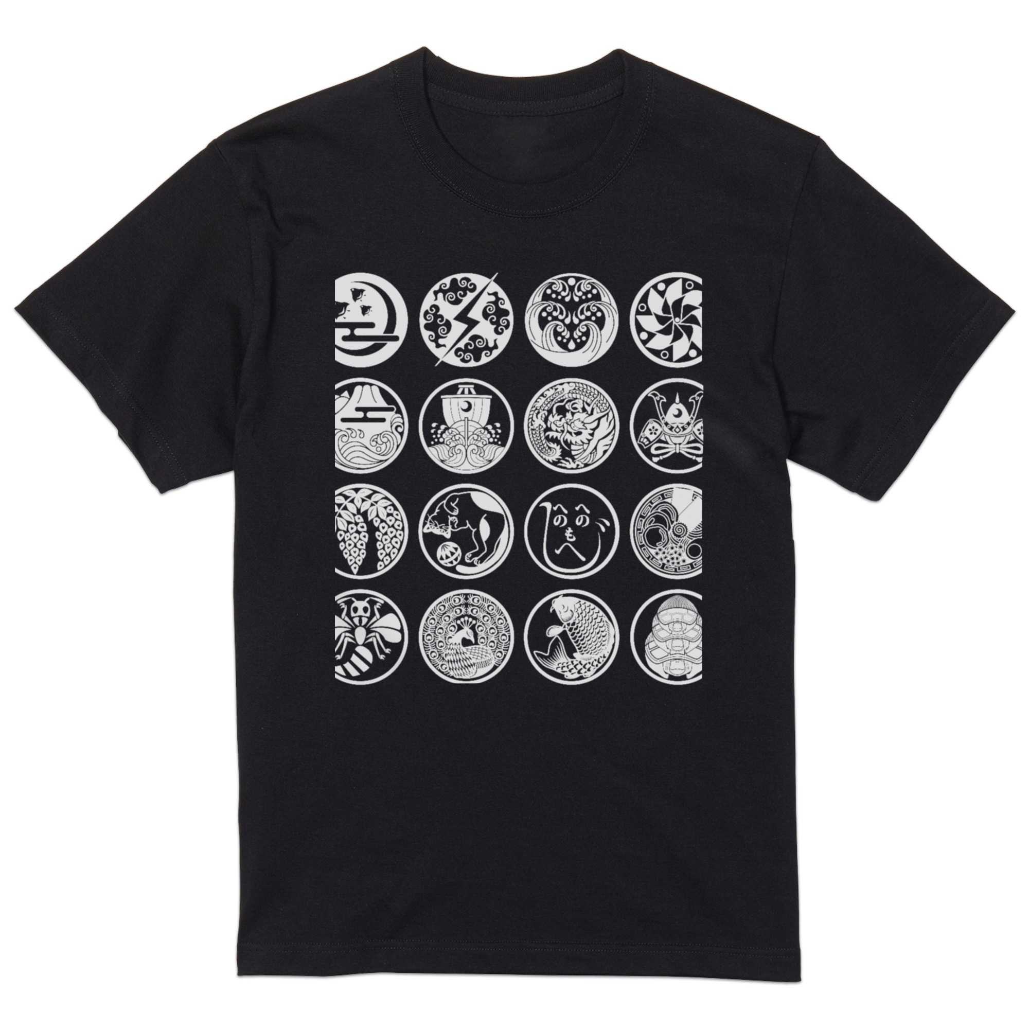 tシャツ メンズ 半袖 ブラック デザイン XS S M L XL 2XL Tシャツ ティーシャツ T shirt 黒 010167 和風　和柄　白　黒